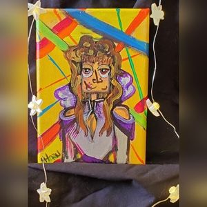 5x7 Original Acrylic Painting Kira